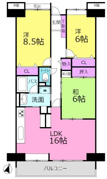 一宮市木曽川町三ツ法寺字辻前