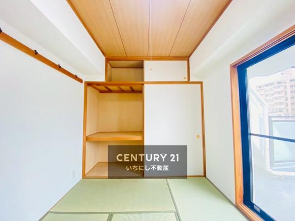 再生住宅「エミナス」・サンパーク千代田　収納　6帖和室の収納