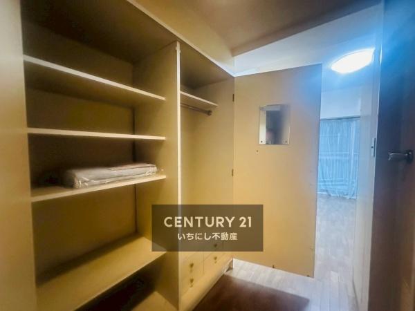 栄マンション　S棟　収納　たくさん収納できる物入、ワードローブ