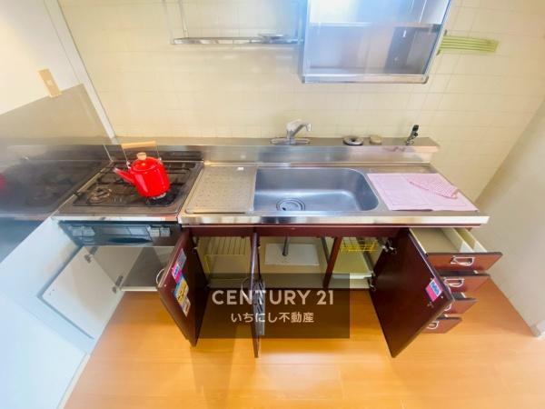 赤坂マンション藤が丘 キッチン 収納豊富なキッチン 赤坂マンション藤が丘 キッチン 収納豊富なキッチン