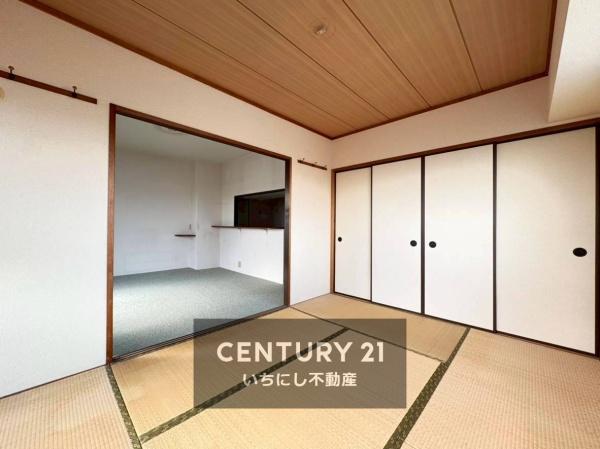 再生住宅「エミナス」・グリーンコーポ江南 和室 汎用性の高い南側6帖和室。 再生住宅「エミナス」・グリーンコーポ江南 和室 汎用性の高い南側6帖和室。