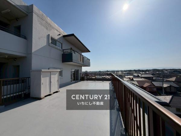 ナビタウン一宮マンション　バルコニー　バルコニーは様々な用途で使用可能