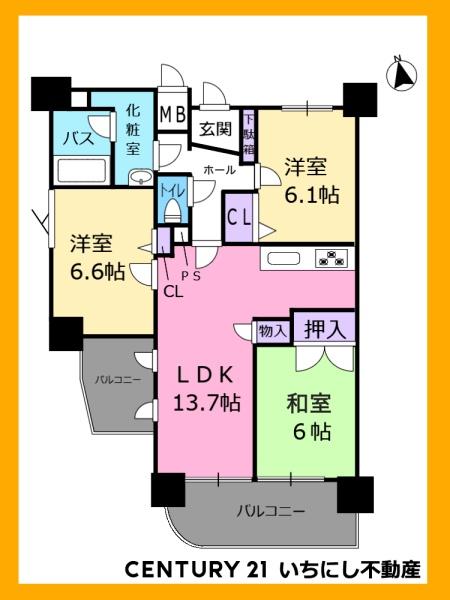 一宮市枠杁町３